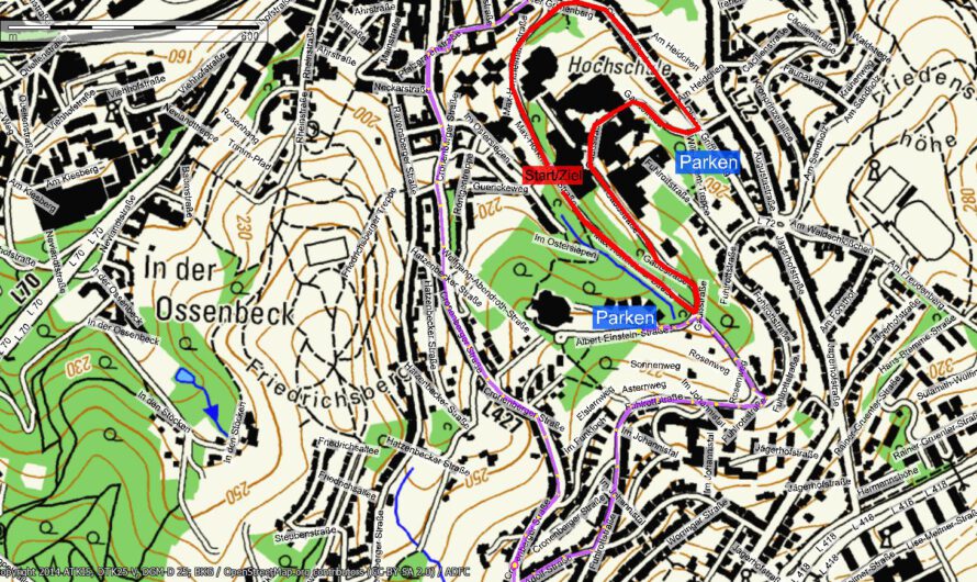 Parken am UNI-Rennen am 25.Juli 2026